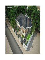 Thiết kế biệt thự 1 tầng phong cách Châu Âu potx