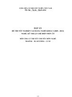 đáp án đề thi tốt nghiệp cao đẳng nghề-kỹ thuật chế biến món ăn-môn thi lý thuyết chuyên môn nghề mã đề thi ktcbma - lt (3)
