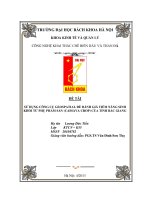 báo cáo sử dụng công cụ geospatial để đánh giá tiềm năng sinh khối từ phụ phẩm sắn (cassava crop) của tỉnh bắc giang