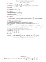 Đề Thi Thử Lớp 10 Chuyên Toán Học 2013 - Phần 2 - Đề 5 ppt