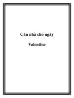 Căn nhà cho ngày Valentine ppt