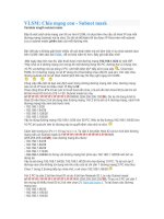 VLSM chia mạng con   subnet mask
