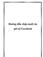 Hướng dẫn chặn mail rác gửi từ Facebook pptx