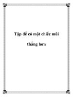 Tập để có một chiếc mũi thẳng hơn doc