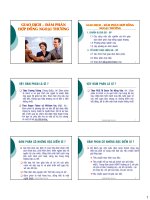 Giao dịch đàm phán hợp đồng ngoại thương pot