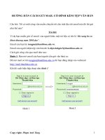 Hướng dẫn gửi email có kèm thêm tệp văn bản pot