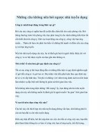 Những câu không nên hỏi ngược nhà tuyển dụng doc