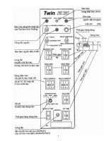 Vận hành máy hàn điểm