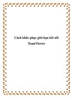 Cách khắc phục giới hạn kết nối TeamViewer doc