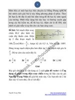 Giải bài toán lý này bằng phương pháp số phức ppt