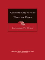 Conformal array antenna theory and design   josefsson, persson