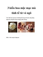 3 kiểu hoa mộc mạc mà tinh tế từ vỏ ngô docx