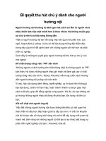 Bí quyết thu hút chú ý dành cho người hướng nội ppt