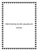 Thiết kế biệt thự trên đất vuông diện tích 12x12m2 docx