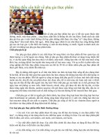 Những điều cần biết về phụ gia thực phẩm pot