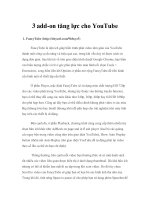 3 add-on tăng lực cho YouTube pptx