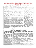 MỘT SỐ KIẾN THỨC TRỌNG TÂM ÔN TẬP THI HỌC KÌ II MÔN ĐỊA LÍ 8 pot