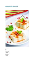 Đậu phụ xốt tương hạt docx