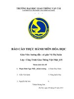 BÀI 2. CÂN BẰNG HÓA HỌC pot