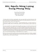 Khí, Nguồn Năng Lượng Trong Phong Thủy pot