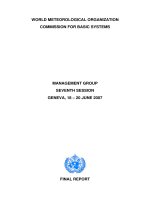 WORLD METEOROLOGICAL ORGANIZATION COMMISSION FOR BASIC SYSTEMS MANAGEMENT GROUP SEVENTH SESSION GENEVA, 18 – 20 JUNE 2007 pot