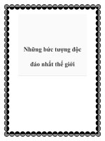 Những bức tượng độc đáo nhất thế giới pptx