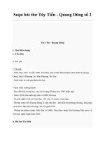 Soạn bài thơ Tây Tiến - Quang Dũng số 2 ppt