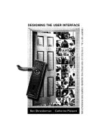 DESIGNING THE USER INTERFACE docx