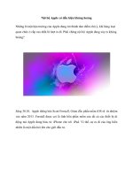 Nội bộ Apple có dấu hiệu khủng hoảng doc