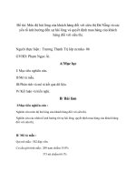 Mức độ hài lòng của khách hàng đối với siêu thị đà nẵng và các yếu tố ảnh hưởng đến sự hài lòng và quyết định mua hàng của khách