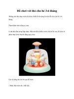 Đồ chơi với thỏ cho bé 3-6 tháng pot