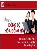 Chương 5 Đồng bộ hóa đồng hồ pptx
