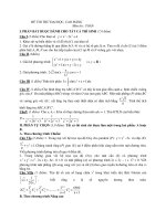 Đề Thi Thử Đại Học Khối A, A1, B, D Toán 2013 - Phần 26 - Đề 10 pdf