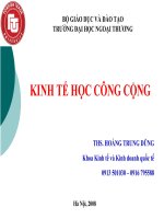 Kinh tế công cộng chương 1