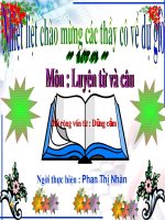 LUYỆN từ và câu DŨNG cảm