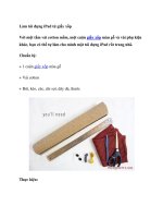 Làm túi đựng iPad từ giấy xốp pptx