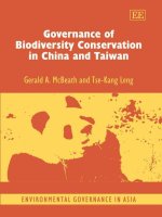 Governance of Biodiversity Conservation in China and Taiwan pot