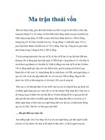 Ma trận thoái vốn pot