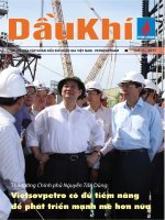 Tạp chí của tập đoàn dầu khí quốc gia Việt Nam - Petrovietnam - Số 07 - 2011 docx