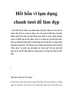 Hết hồn vì lạm dụng chanh tươi để làm đẹp doc