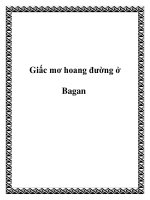 Giấc mơ hoang đường ở Bagan pot