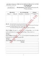 Đề thi học sinh giỏi toán 12 THPT trên máy tính cầm tay tỉnh Tuyên Quang năm 2010 ppt