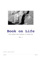 Book on Life Life - answers that everyone is looking for Rev. 2 pptx