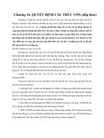 Chương 16: QUYẾT ĐỊNH CẤU TRÚC VỐN