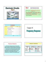 Electronic Circuits - Part 2 - Chapter 11 Frequency Response pdf