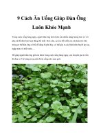 9 Cách Ăn Uống Giúp Đàn Ông Luôn Khỏe Mạnh pot
