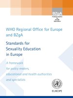 WHO Regional Ofﬁce for Europe and BZgA Standards for Sexuality Education in Europe pot