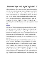 Dạy con bạn một ngôn ngữ thứ 2 pptx