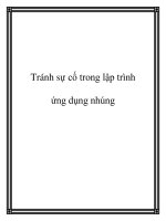 Tránh sự cố trong lập trình ứng dụng nhúng pptx