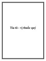 Tía tô - vị thuốc quý pdf